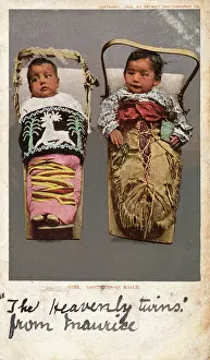 Papoose: Baby Pima Indians in Pappooses