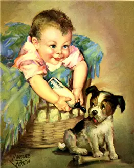 Patten: Baby and Puppy