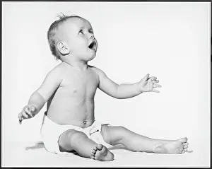 Towelling: BABY IN TOWELLING NAPPY