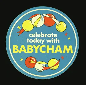 Retrograph: Babycham design on a table mat
