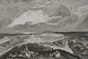 Aubert: Babylon. Engraving by Aubert