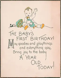 Lucinda Moore: Baby's First Birthday - Waving and playing with a doll