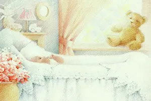 Babys: Babys Room with Teddy