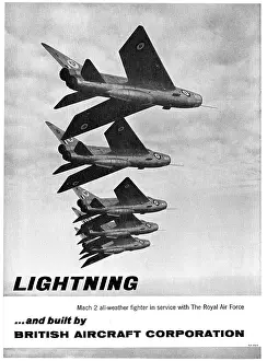 Lightning: BAC English Electric Lightning. Mach 2 All Weather Fighter