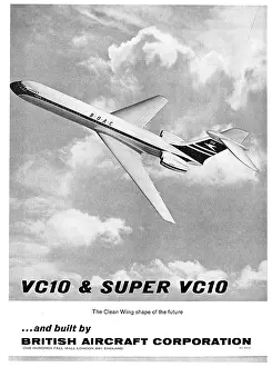 Clean: BAC Vickers Super VC10 - The Clean Wing Shape Of The Future