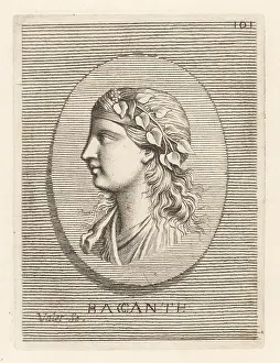 Iconografia: One of the Bacchantes or Bacchae