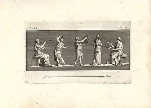 Bacchic: Bacchic chorus of musicians and dancers