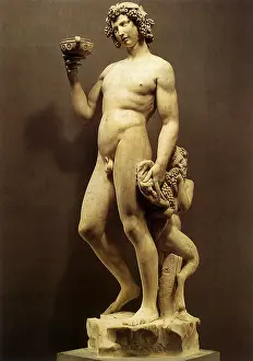 Earned: Bacchus, by Michelangelo
