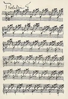 Prelude: Bach Prelude Score