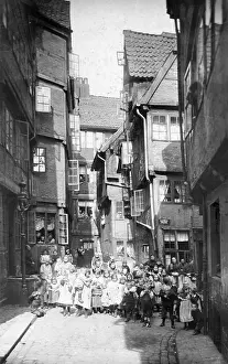 Backyard: Backyard in Hamburg, 1900