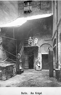 Grandmother: Backyard Am Krogel in Berlin, 1898