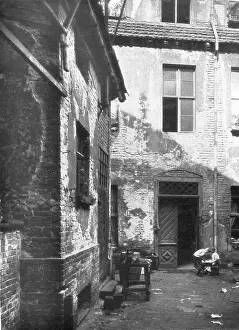 Backyard: Backyard Am Krogel in Berlin, around 1900