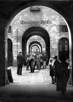 Backyards: A backyard in Meyers Hof in Berlin, 1932