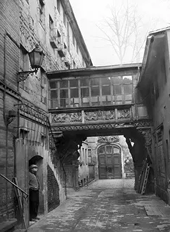 Backyard: Backyard in Wilhelmstrasse in Berlin, 1932