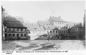 Backyard: Backyards in the Klosterstrasse in Berlin, around 1887