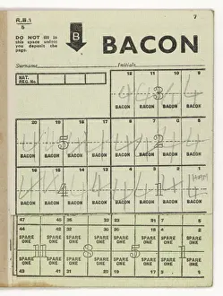 Coupons: BACON RATION COUPONS