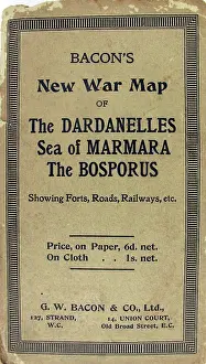 Bacons: Bacon's New War Map of The Dardanelles