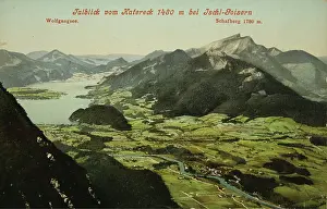 Ischl: Bad Ischl. Upper Austria. View to the valley