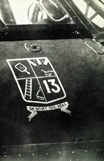 Dunkirk: Bad Luck Crest designed by fighter pilot, WW2