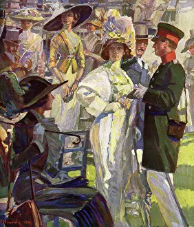 Racegoers: BADEN BADEN RACEGOERS