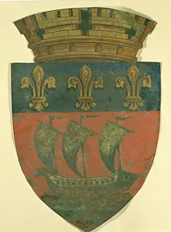 Armorial: Badge with the arms of Paris