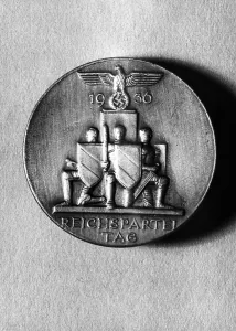 Plaques: Badge for the Nuremberg Rally, 1936