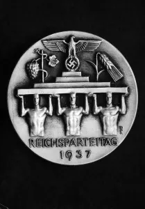 Symbolize: Badge for the Nuremberg Rally, 1937
