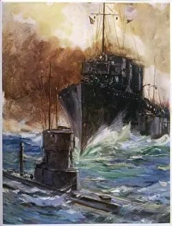 Rams: BADGER RAMS U-BOAT 1914