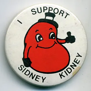 Kidney: badges 2 - badge, graphics, print, font, support