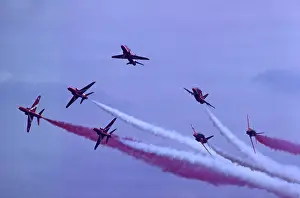 Cosford: BAe Systems Hawks RAF Red Arrows Cosford 1982