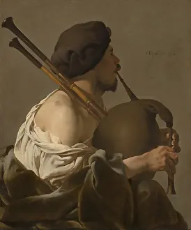 Brugghen: Bagpipe Player