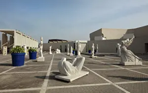 Rasmussen: Bahrain National Museum and sculpture courtyard