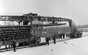Amur: Baikal-Amur-Mainline construction, 1972