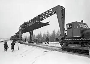 Amur: Baikal-Amur-Mainline construction, 1972