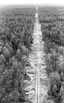 Motorway: Baikal-Amur-Mainline construction, 1974