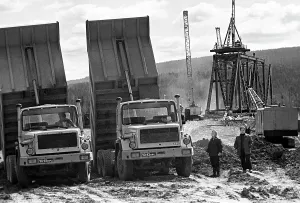 Earthwork: Baikal-Amur Mainline construction, 1975