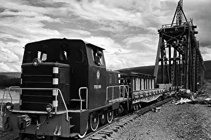 Lena: Baikal-Amur Mainline construction, 1975