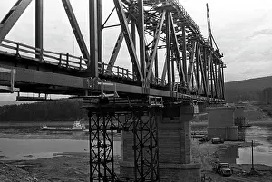 Lena: Baikal-Amur Mainline construction, 1975