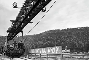 Lena: Baikal-Amur Mainline construction, 1975