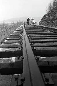 Amur: Baikal-Amur Mainline construction, 1975