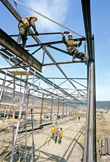 Severobaykalsk: Baikal-Amur Mainline construction, 1976