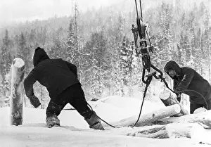 Preliminary: Baikal-Amur Mainline construction, 1976