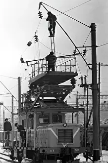 Overhead: Baikal-Amur Mainline construction, 1976