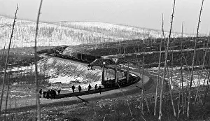 Yakut: Baikal-Amur Mainline construction, 1977