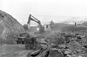 Amur: Baikal-Amur Mainline construction, 1977