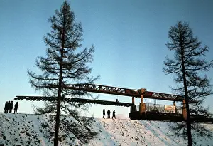 Yakut: Baikal-Amur Mainline construction, 1977