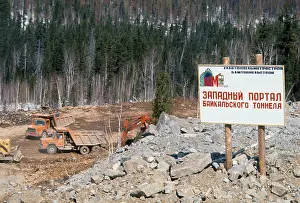 Baikal: Baikal-Amur Mainline construction, 1977