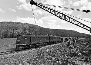 Bryukhanenko: Baikal-Amur Mainline construction, 1977