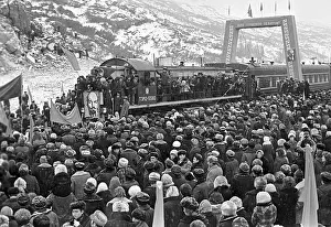 Loop: Baikal-Amur Mainline under construction, 1978