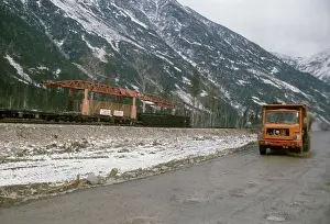 Heading: Baikal-Amur Mainline under construction, 1978